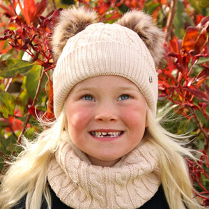 Hy Equestrian Morzine Children's Hat And Snood Set