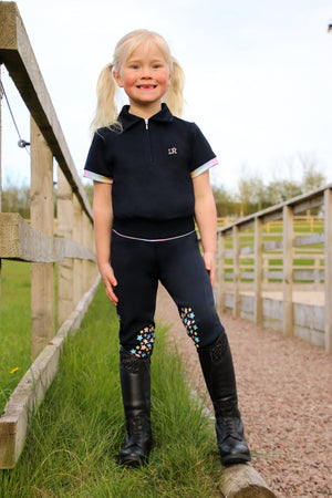 Dazzling dream riding tights by little rider