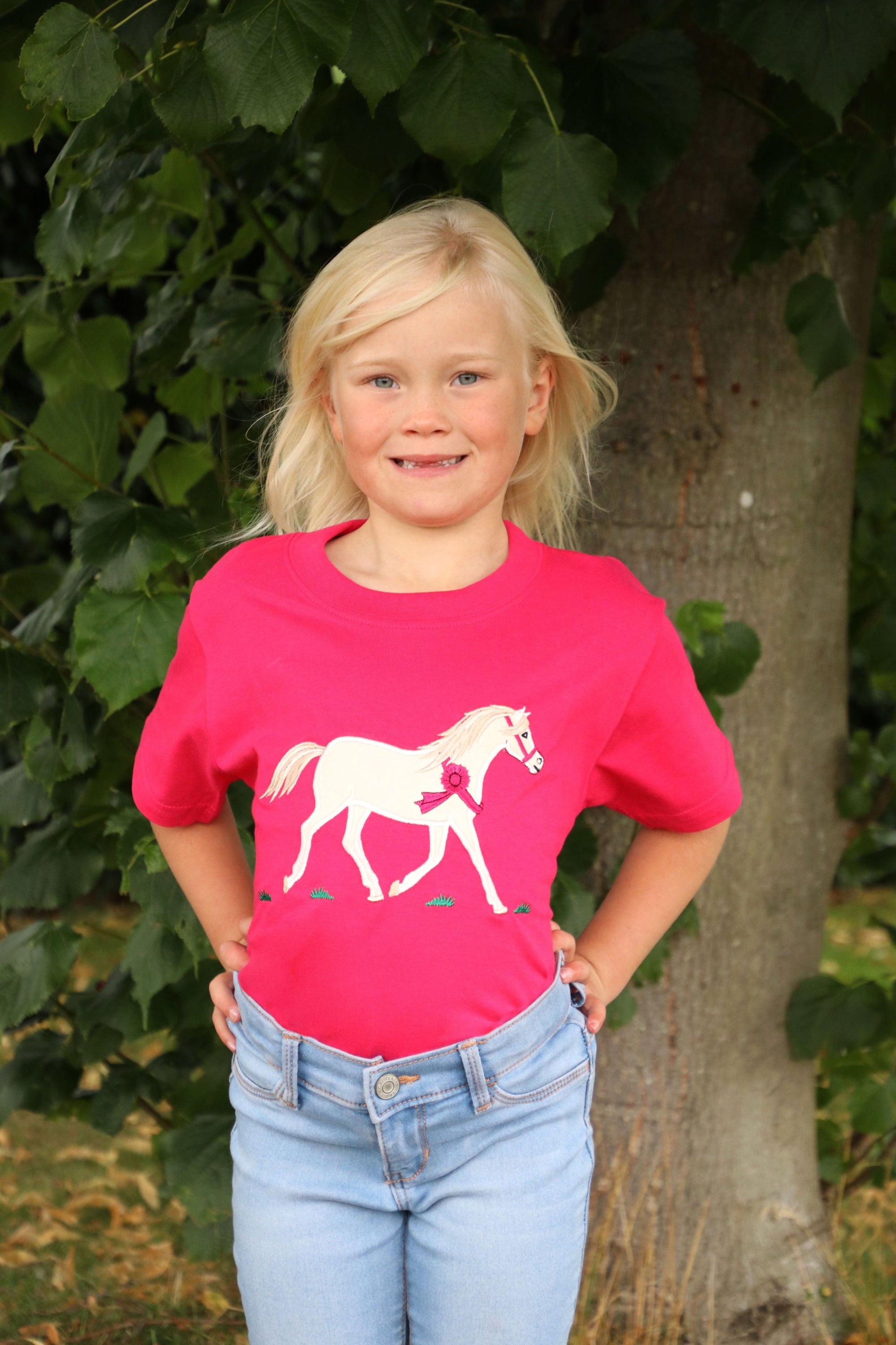 British country collection champion pony childrens t-shirt