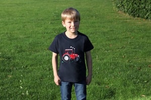 British country collection big red tractor childrens t-shirt