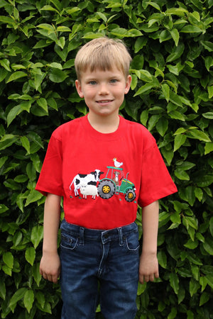 British country collection farmyard childrens t-shirt