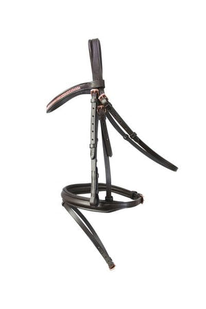 Hy equestrian rosciano rose gold bridle