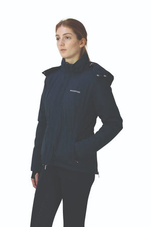 Hy equestrian synergy short waterproof secure shield coat