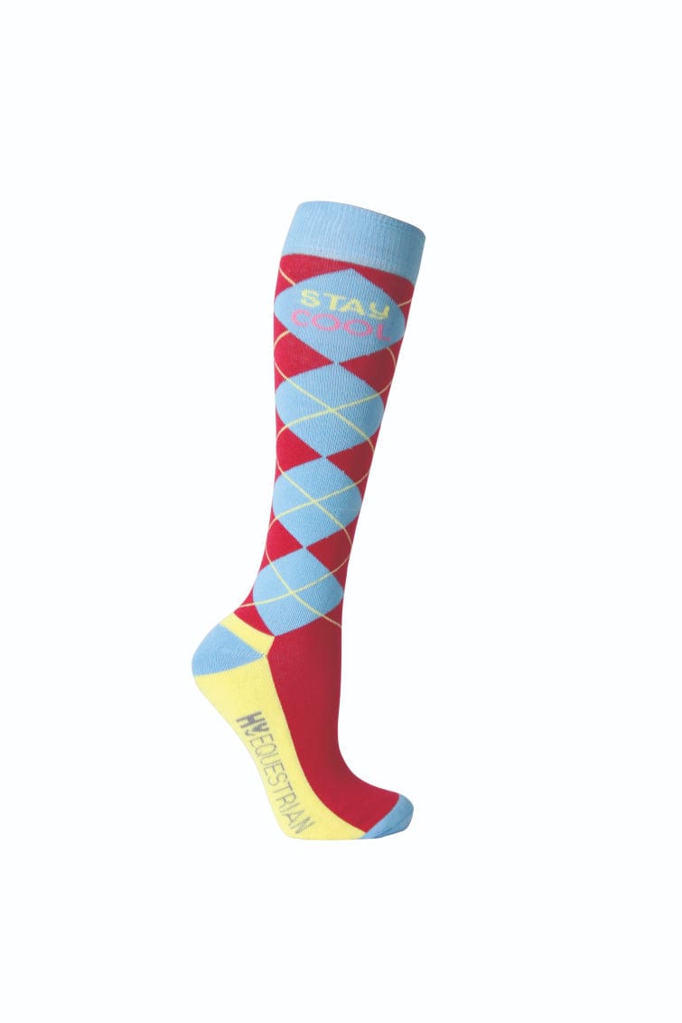 Hy equestrian stay cool socks (pack of 3)