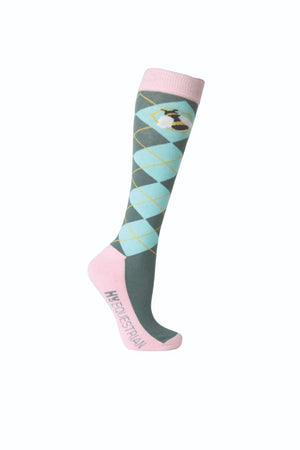 Hy Equestrian Buzzy Bee Socks (Pack Of 3)