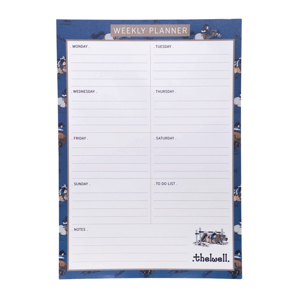 Hy Equestrian Thelwell Collection A4 Weekly Planner