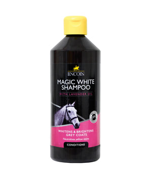 Lincoln magic white horse shampoo