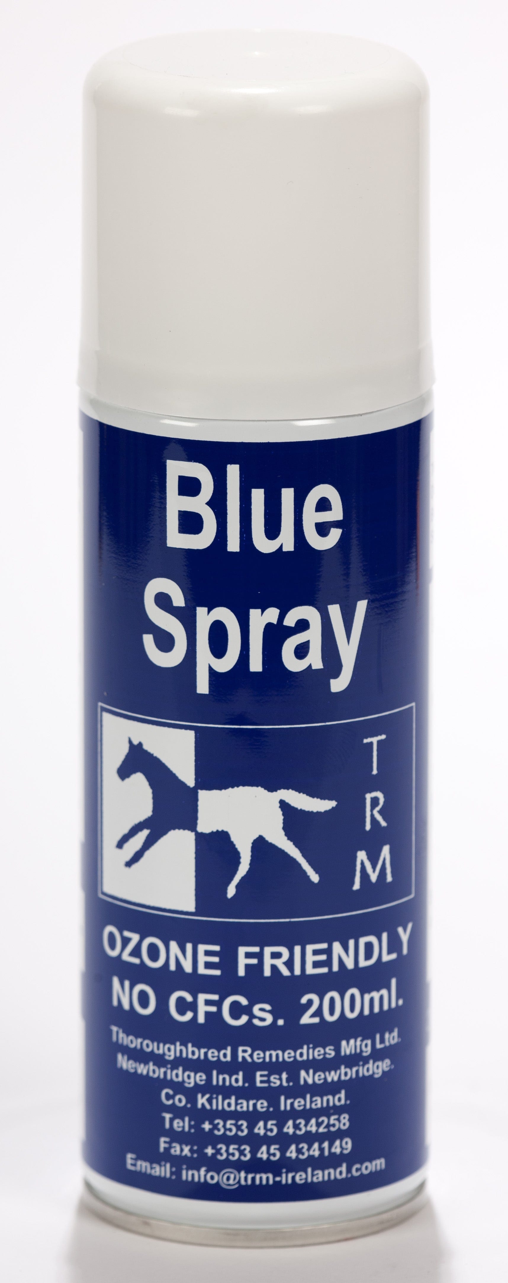 Blue spray