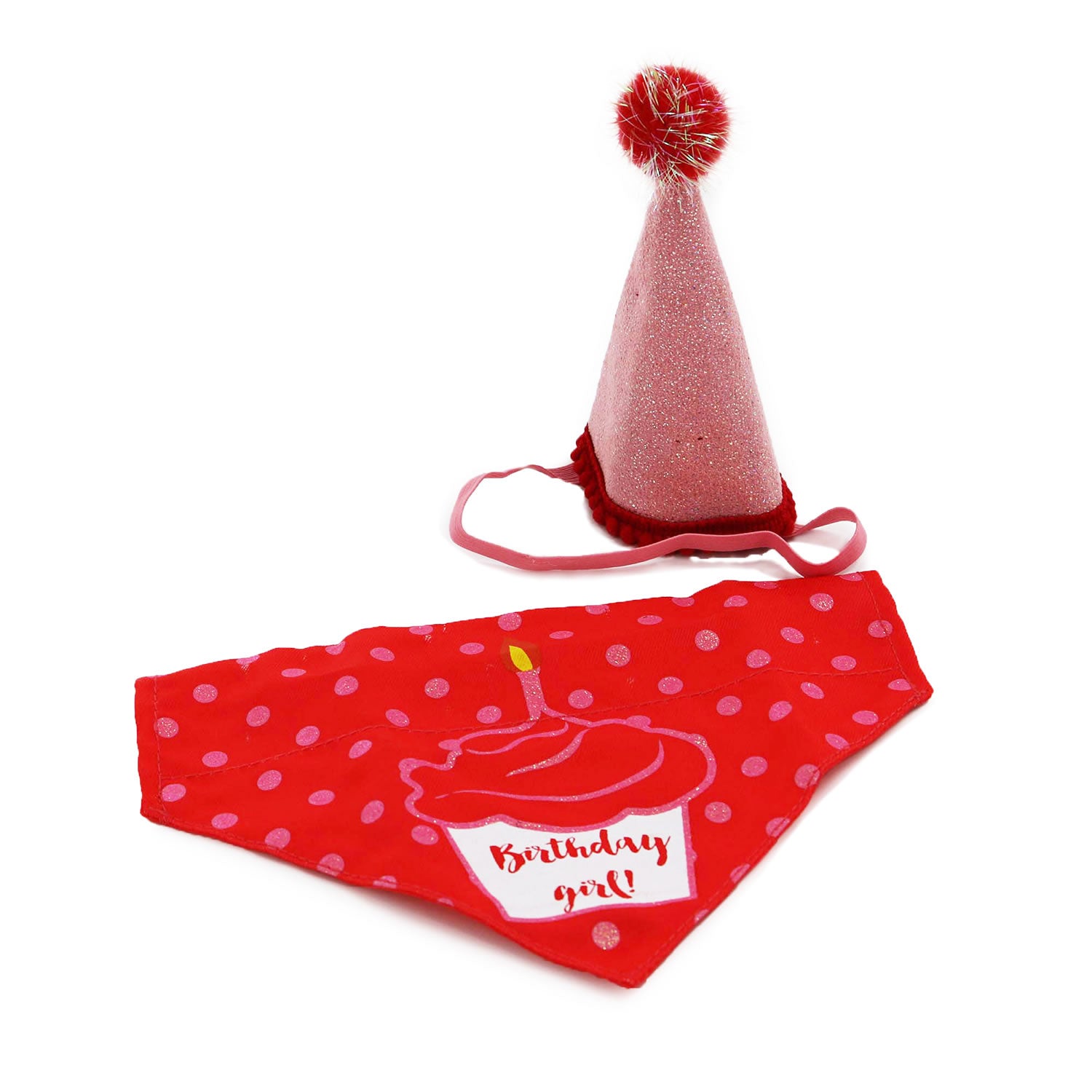 Ancol Pawty Time Party Hat & Bandana Set 