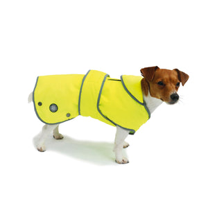 Ancol Stormguard Dog Coat Reflective Yellow