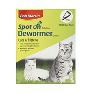 Bob Martin Clear Spot On Wormer For Cats & Kittens