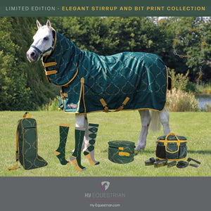 Hy equestrian exquisite stirrup and bit collection saddle 