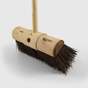 Hillbrush Industrial Stiff Yard Broom Pure Sherbro