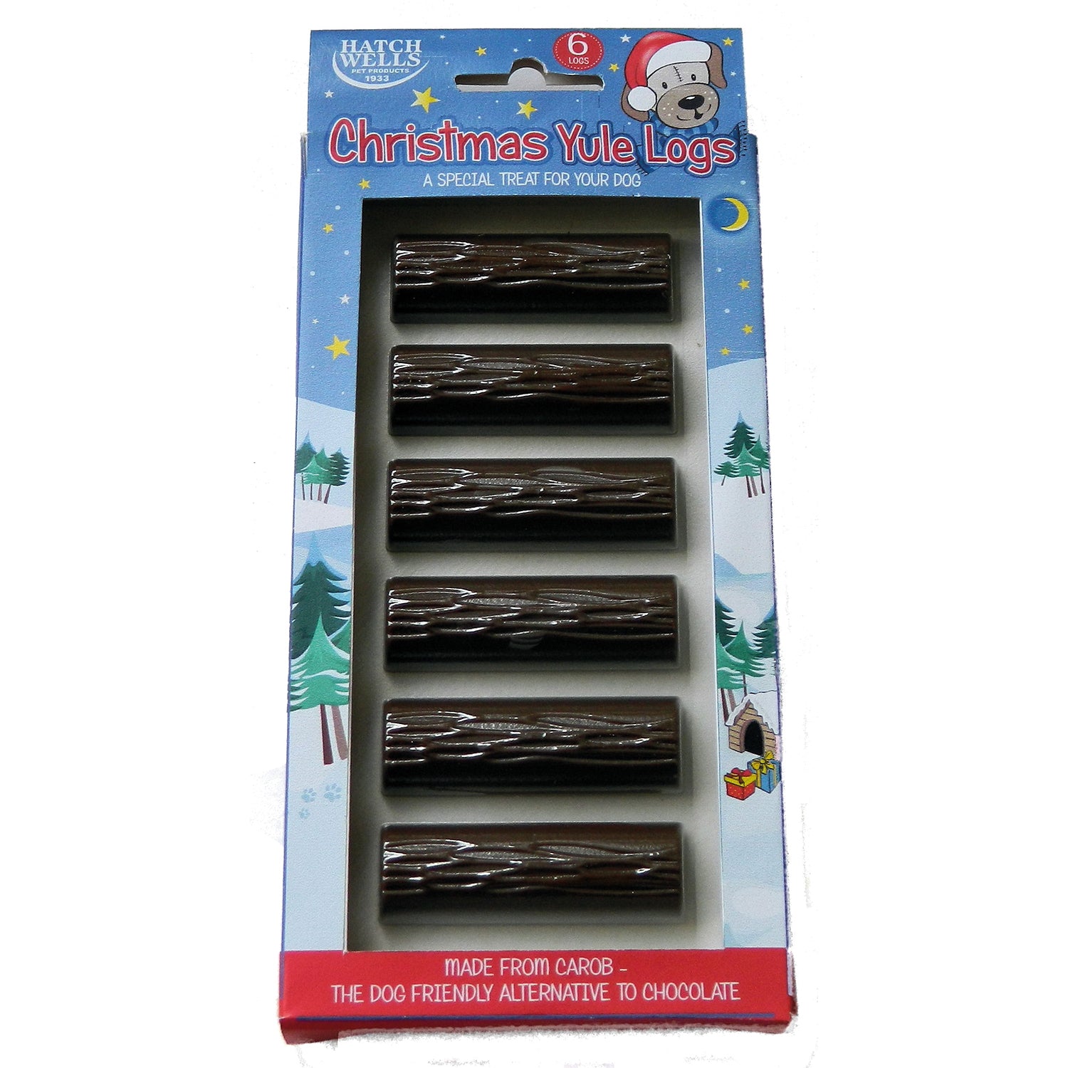 Hatchwells Dog Christmas Yule Logs