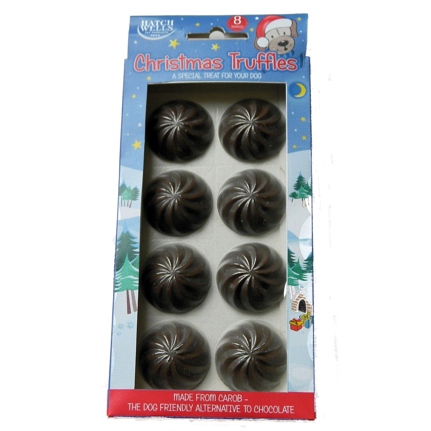 Hatchwells dog carob christmas truffles