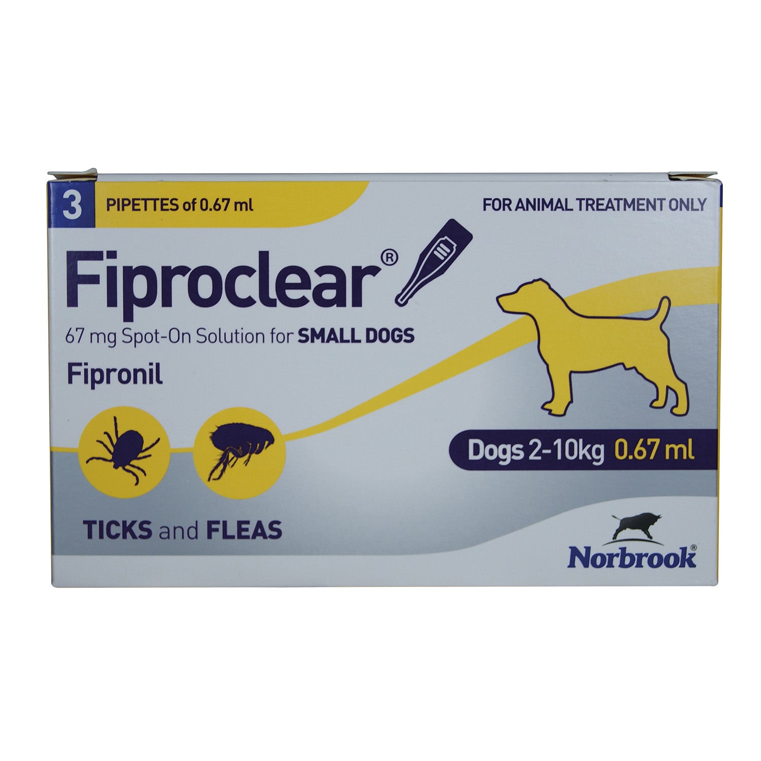 Norbrook Fiproclear Spot-On For Small Dogs