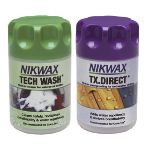 Nikwax Tech Wash/Tx Direct Wash-In Twin Pack