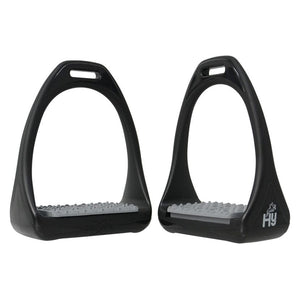 Hyjump compositi reflex stirrups with coloured treads - 