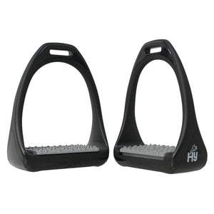 Hyjump compositi reflex stirrups with coloured treads - 