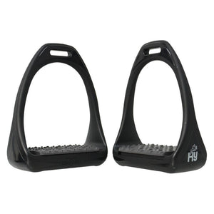 Hyjump compositi reflex stirrups with coloured treads - 