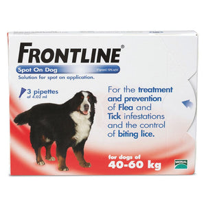 Frontline spot on dog