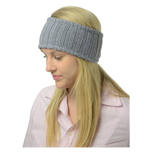 Hyfashion galloway knitted headband - grey - one size