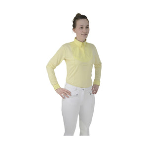 Hyfashion ladies dedham long sleeved tie shirt