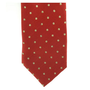 Showquest lurex spot tie - burgundy/gold - child