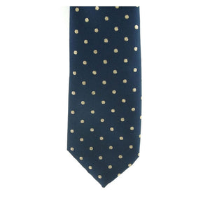 Showquest lurex spot tie - burgundy/gold - child