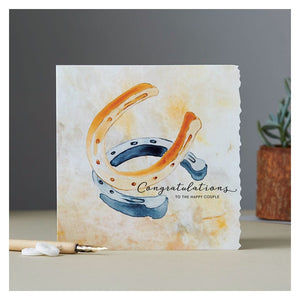 Deckled edge fanciful dolomite card