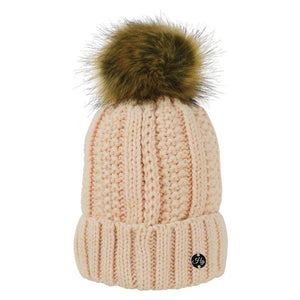 Hyfashion aspen metallic bobble hat