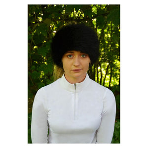 Hy equestrian idaho fleece lined faux fur headband