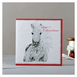 Deckled edge christmas card