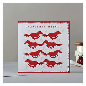 Deckled edge christmas card