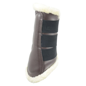 Hy equestrian combi leather brushing boots