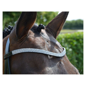 Hy equestrian diamond flash bridle with rubber reins