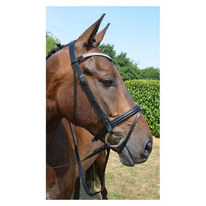 Hy equestrian diamond flash bridle with rubber reins