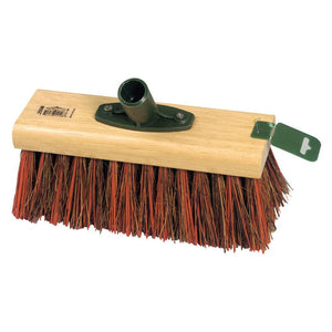 Trade stiff yard broom head