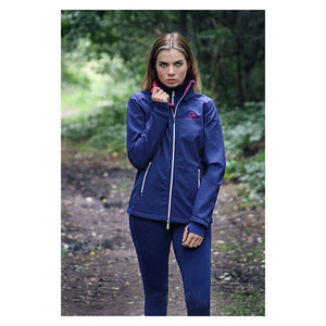 Coldstream berwick softshell jacket - navy/raspberry sorbet 