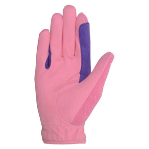 Hy5 children’s two tone riding gloves