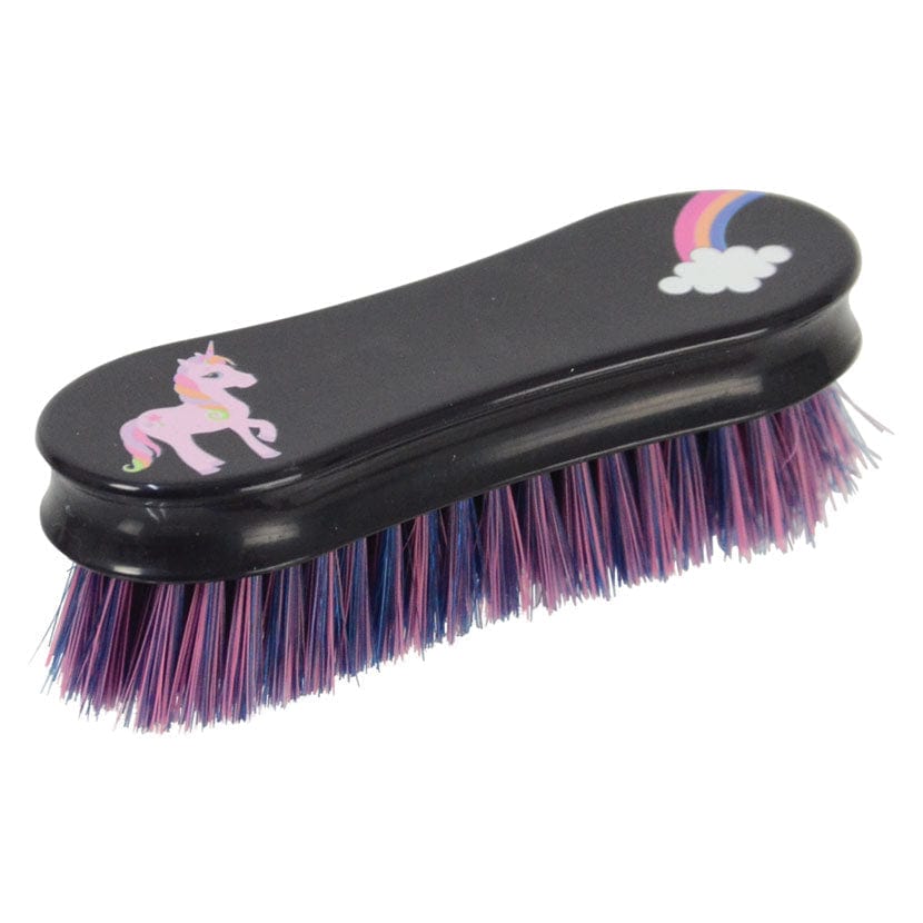 Little unicorn face brush by little rider - navy/pink - 13.9