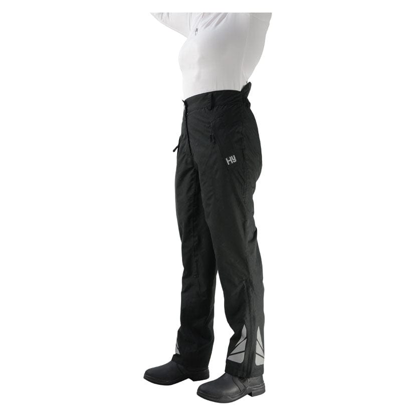 Hy equestrian waterproof reflective over trousers