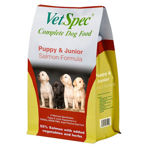 Vetspec puppy & junior salmon formula