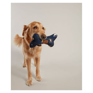 Joules dog print bone toy