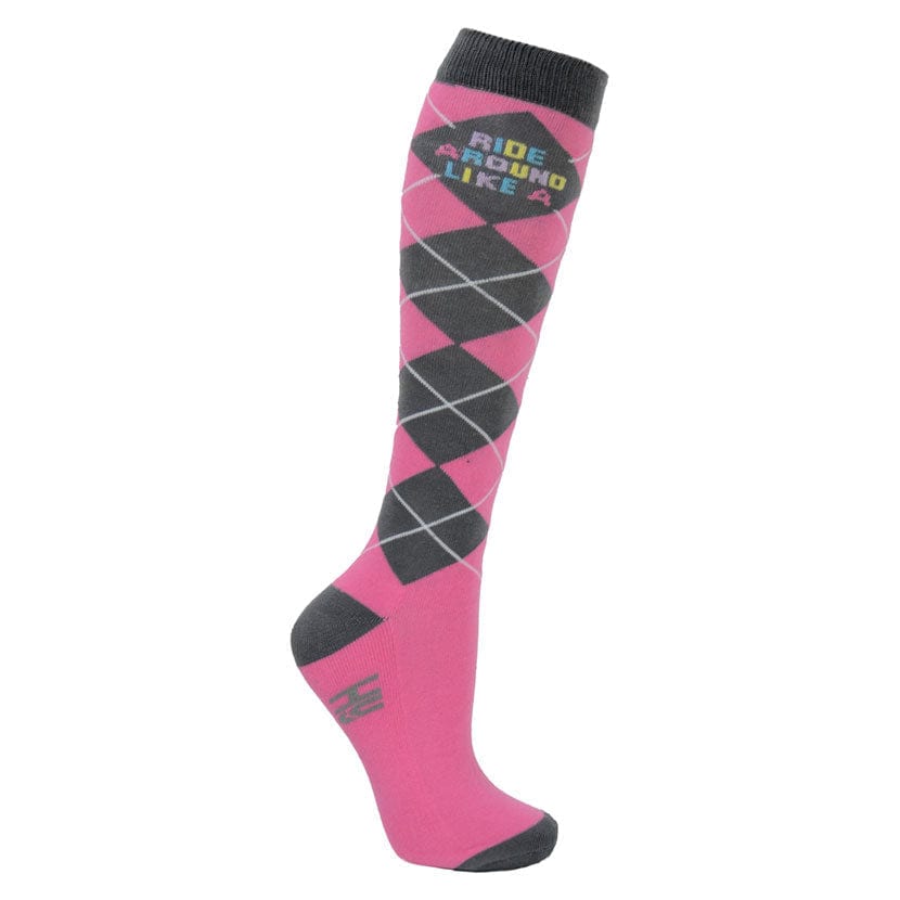 Hy equestrian merry go round socks (pack 3)