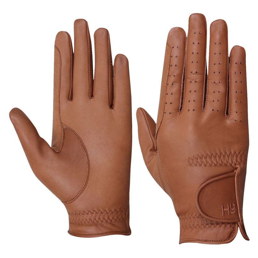 Hy5 children’s leather riding gloves