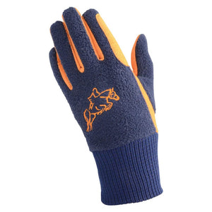 Hy equestrian children’s winter two tone riding gloves