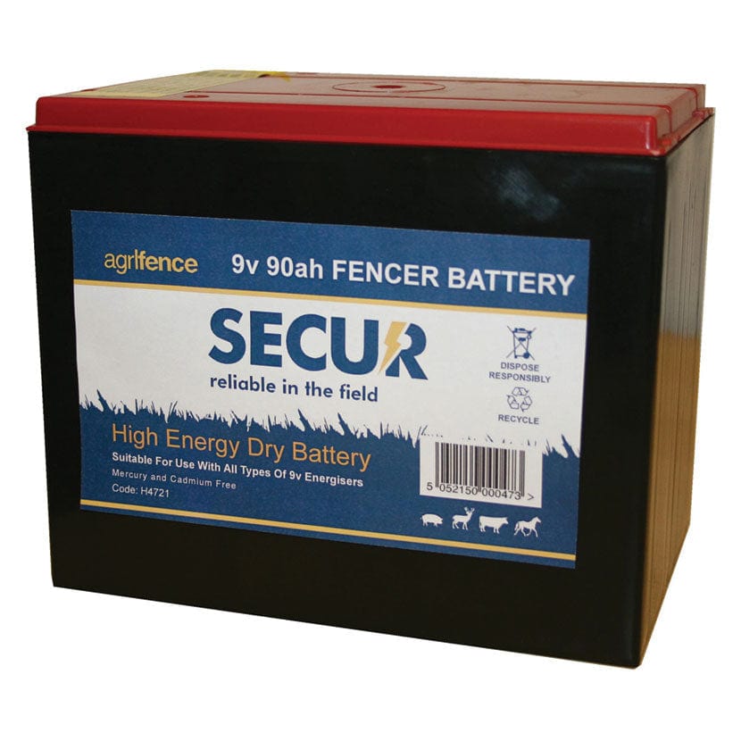 Agrifence 9v-90ah dry battery (h4721)