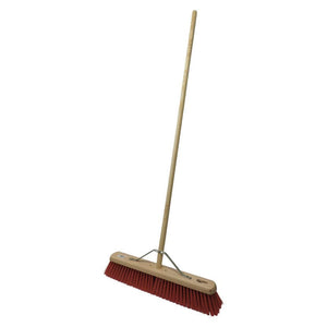 Platform broom head filled bahia mixture