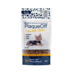 Proden plaqueoff dental bites dog